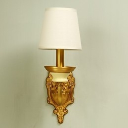 Semplice paese tradizionale classico ottone caratteristica per mini stile uplight applique da parete luce da parete