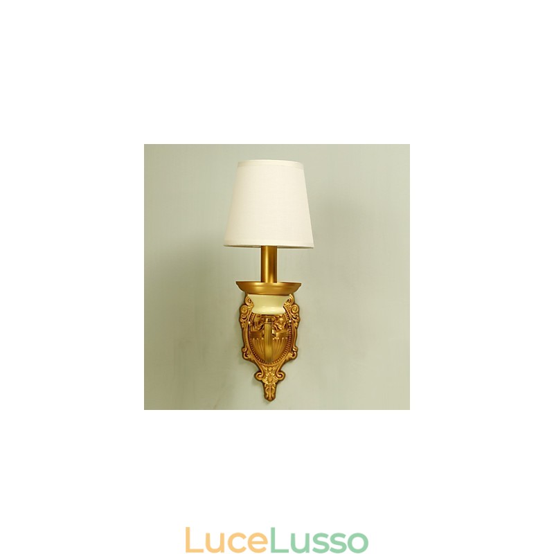 Semplice paese tradizionale classico ottone caratteristica per mini stile uplight applique da parete luce da parete