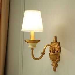 Semplice paese tradizionale classico ottone caratteristica per mini stile uplight applique da parete luce da parete