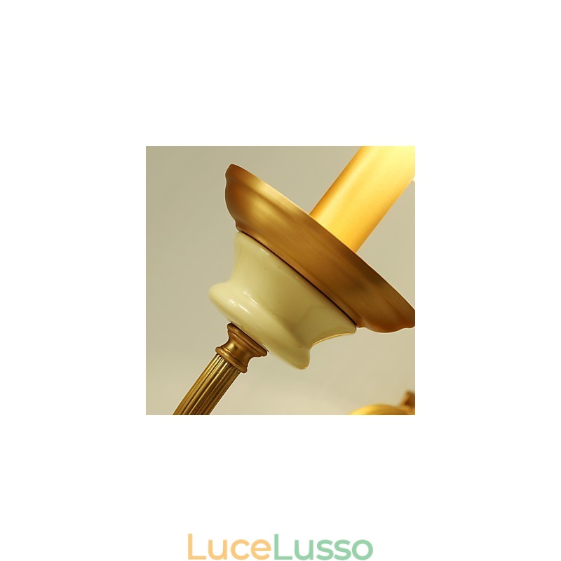 Semplice paese tradizionale classico ottone caratteristica per mini stile uplight applique da parete luce da parete