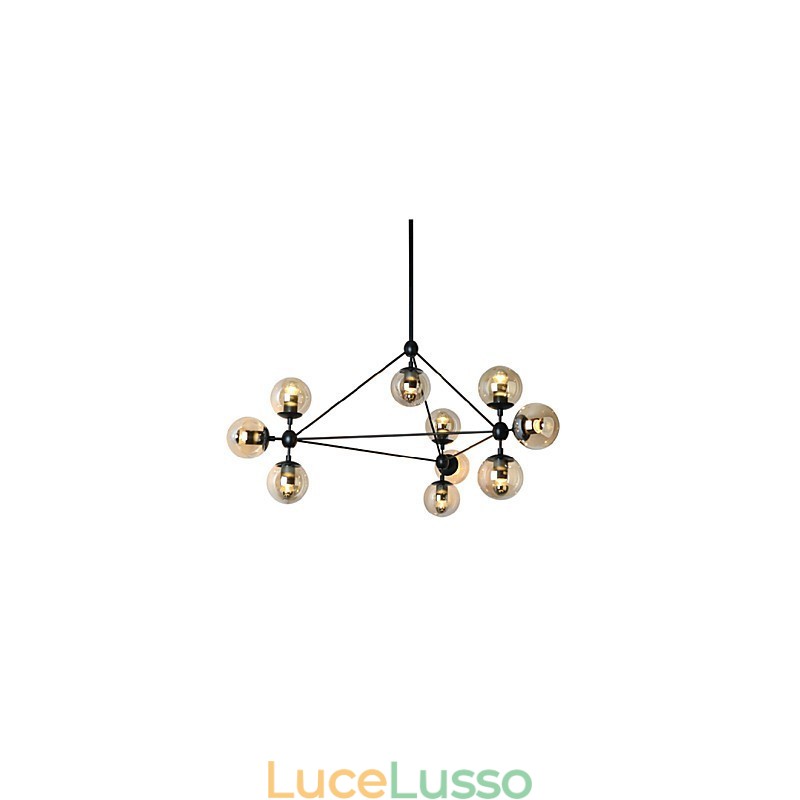Lampadario Retro Soggiorno Esterno Garage Metallo