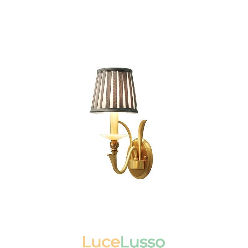 Semplice paese tradizionale classico ottone caratteristica per mini stile applique da parete uplight luce da parete