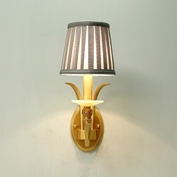 Semplice paese tradizionale classico ottone caratteristica per mini stile applique da parete uplight luce da parete