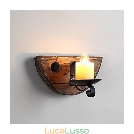 Dipinto rustico Lodge Caratteristica per applique da parete in stile Mini Uplight Applique da parete Dipinto rustico Lodge Caratteristica per applique da parete in stile Mini Uplight Applique da parete