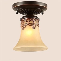 Lampadario a sospensione tradizionale classico rustico lodge vintage retrò lanterna sala da pranzo