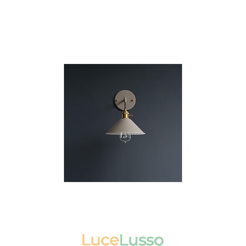 Mini dimensioni semplice industriale testa lampadine lampada da parete vintage retrò villaggio metallo applique da parete lampada da parete corridoio