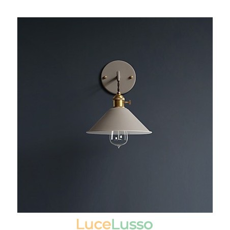 Mini dimensioni semplice industriale testa lampadine lampada da parete vintage retrò villaggio metallo applique da parete lampada da parete corridoio Mini dimensioni semplice industriale testa lampadine lampada da parete vintage retrò villaggio metallo applique da parete lampada da parete corridoio
