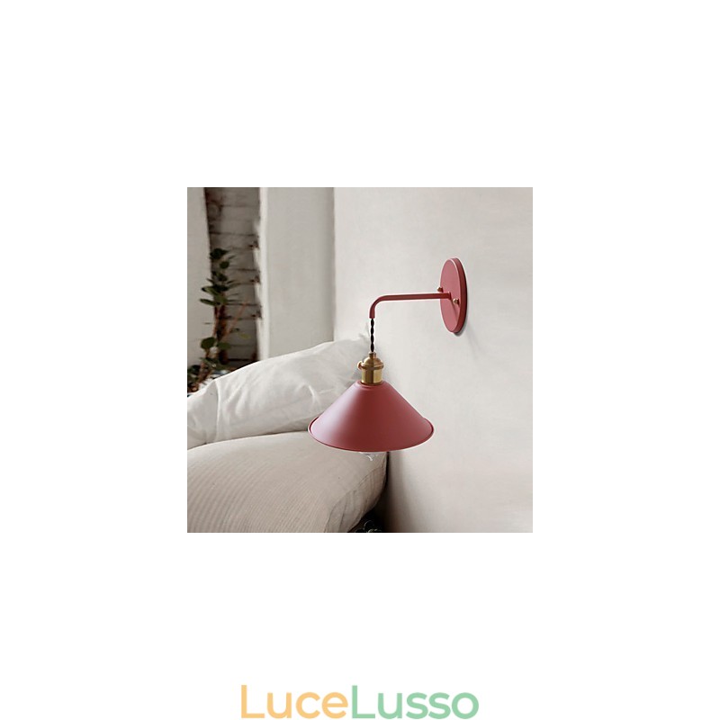 Mini dimensioni semplice industriale testa lampadine lampada da parete vintage retrò villaggio metallo applique da parete lampada da parete corridoio