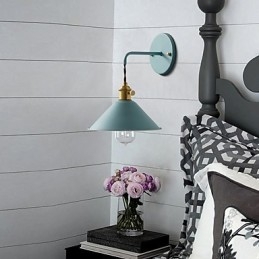 Mini dimensioni semplice industriale testa lampadine lampada da parete vintage retrò villaggio metallo applique da parete lampada da parete corridoio