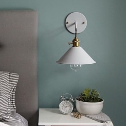 Mini dimensioni semplice industriale testa lampadine lampada da parete vintage retrò villaggio metallo applique da parete lampada da parete corridoio