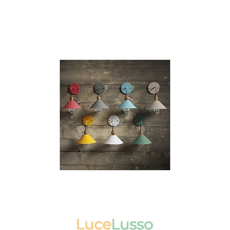 Mini dimensioni semplice industriale testa lampadine lampada da parete vintage retrò villaggio metallo applique da parete lampada da parete corridoio