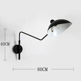 Loft Americano Campagna Stile Industriale Vintage Applique da Parete per la Camera da Letto Mensa Sala Caffè e Bar Decora Lampada da Parete