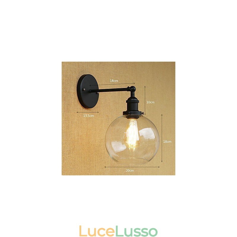 Caratteristica della pittura retrò del paese per applique da parete con luce ambientale in stile mini per la protezione degli occhi