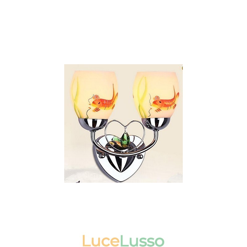 Semplice altra caratteristica per applique da parete con luce ambientale in cristallo