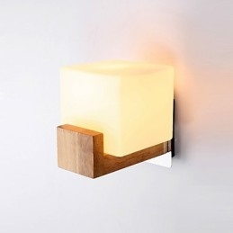 Semplice novità Country Feature per la protezione degli occhi Luce ambientale Applique da parete Lampada da parete Semplice lampada da comodino per camera da letto