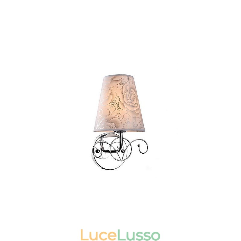Applique da parete moderne e contemporanee con caratteristica elettroplaccata, luce da parete