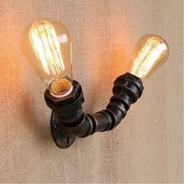 Lampada da parete decorativa piccola con tubo dell'acqua semplice Nostalgia