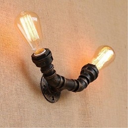 Lampada da parete decorativa piccola con tubo dell'acqua semplice Nostalgia