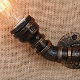 Lampada da parete decorativa piccola con tubo dell'acqua semplice Nostalgia