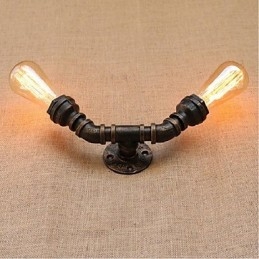 Lampada da parete decorativa piccola con tubo dell'acqua semplice Nostalgia