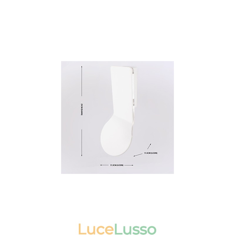 Funzione di pittura moderna contemporanea integrata per applique da parete downlight
