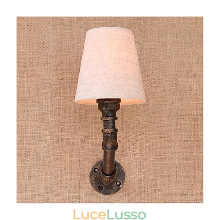 Applique da parete rustica in ottone per luce ambientale Applique da parete rustica in ottone per luce ambientale