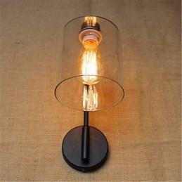 Finitura rustica in ossido nero per la luce ambientale del braccio oscillante