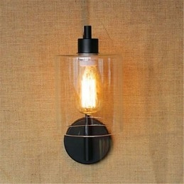 Finitura rustica in ossido nero per la luce ambientale del braccio oscillante