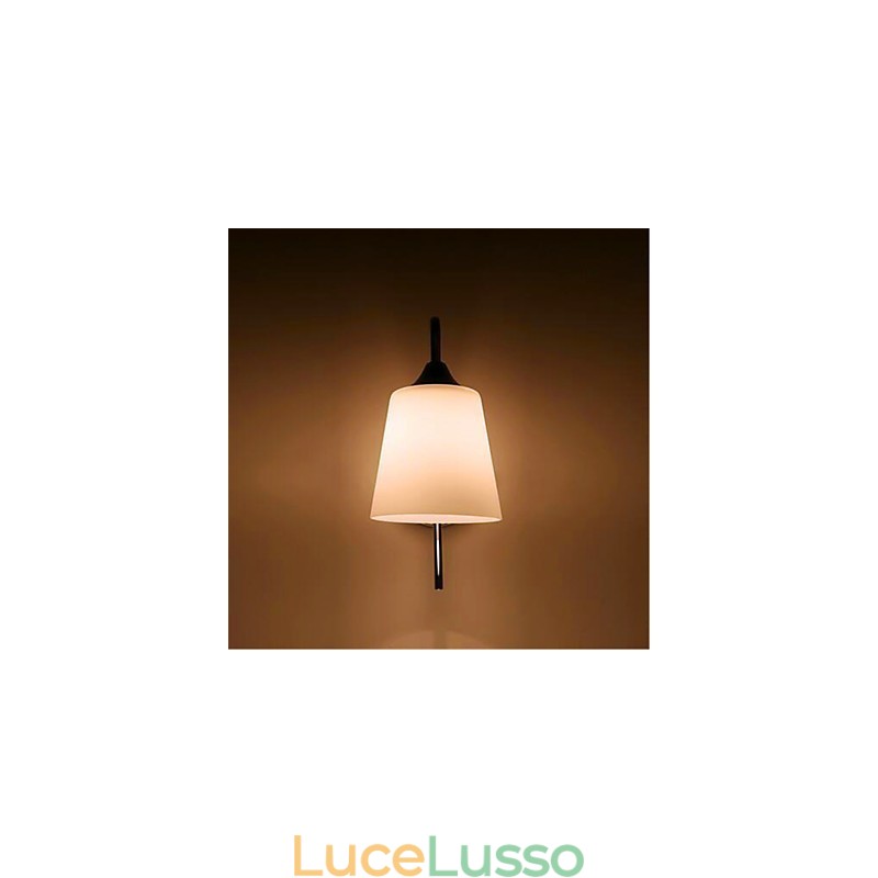 Lampada da parete moderna e minimalista in vetro per comodino e corridoio della camera d'albergo