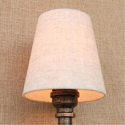 Applique da parete rustica in ottone per luce ambientale