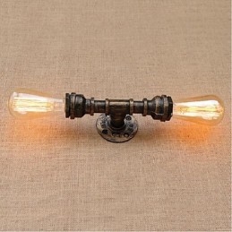 Lampada da parete decorativa piccola con tubo dell'acqua semplice Nostalgia
