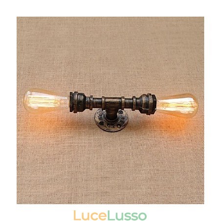 Lampada da parete decorativa piccola con tubo dell'acqua semplice Nostalgia Lampada da parete decorativa piccola con tubo dell'acqua semplice Nostalgia