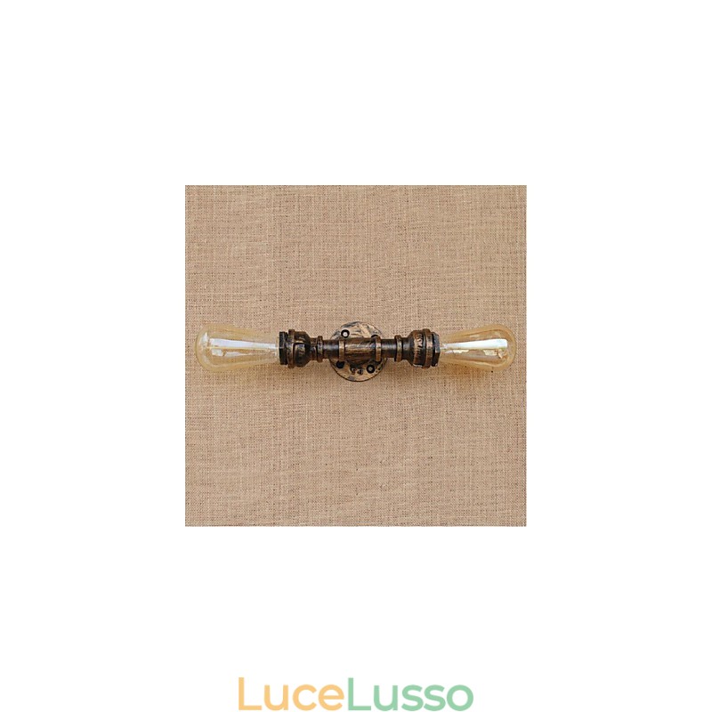 Lampada da parete decorativa piccola con tubo dell'acqua semplice Nostalgia