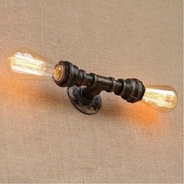 Lampada da parete decorativa piccola con tubo dell'acqua semplice Nostalgia