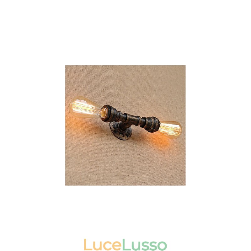 Lampada da parete decorativa piccola con tubo dell'acqua semplice Nostalgia