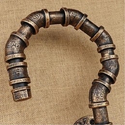 Lampada da parete retrò American Village Creative Industry Wind Designer Water Bottle Lampada da parete