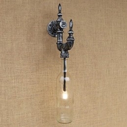 Nostalgia retrò con personalità Bar caffetteria Ristorante Corridoio Bottiglia d'acqua Lampada da parete Interruttore