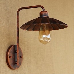 Lampada da comodino semplice in ferro per camera da letto moderna popolare retrò creativa