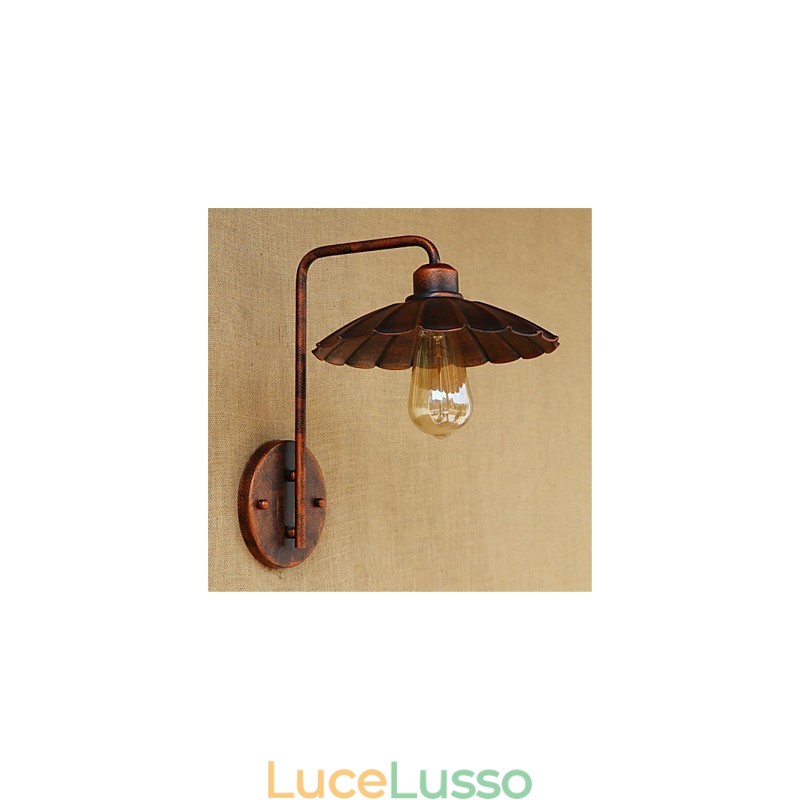 Lampada da comodino semplice in ferro per camera da letto moderna popolare retrò creativa