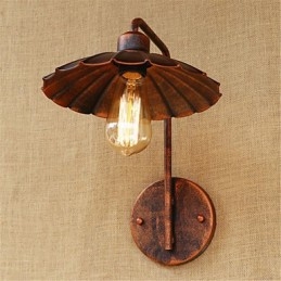 Lampada da comodino semplice in ferro per camera da letto moderna popolare retrò creativa