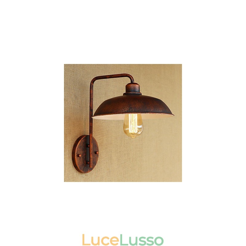 Lampada da comodino semplice in ferro per camera da letto moderna popolare retrò creativa