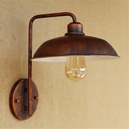Lampada da comodino semplice in ferro per camera da letto moderna popolare retrò creativa