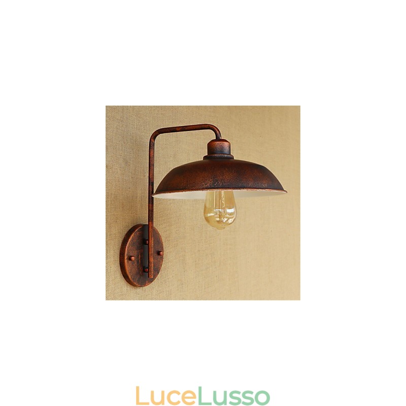Lampada da comodino semplice in ferro per camera da letto moderna popolare retrò creativa