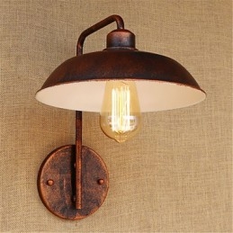 Lampada da comodino semplice in ferro per camera da letto moderna popolare retrò creativa