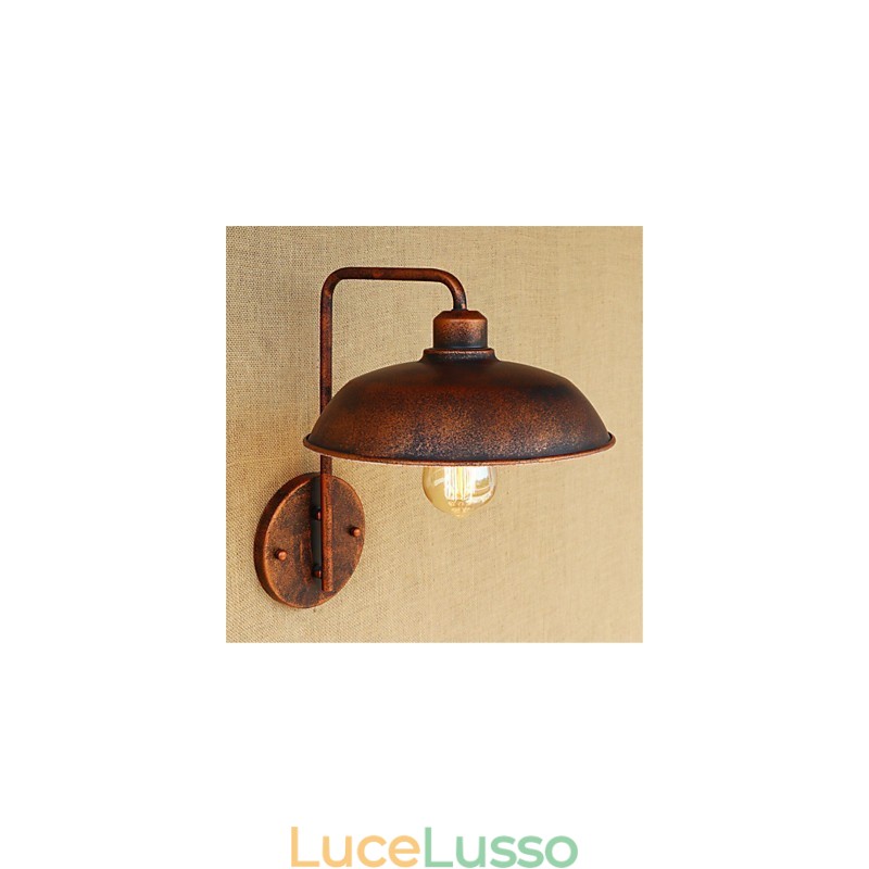 Lampada da comodino semplice in ferro per camera da letto moderna popolare retrò creativa
