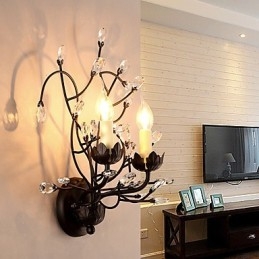 Moderno Contemporaneo Tradizionale Classico Rustico Lodge Country Pittura Caratteristica per Crystal Uplight
