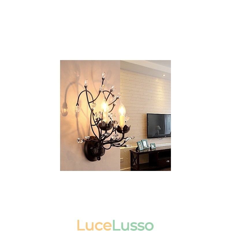 Moderno Contemporaneo Tradizionale Classico Rustico Lodge Country Pittura Caratteristica per Crystal Uplight