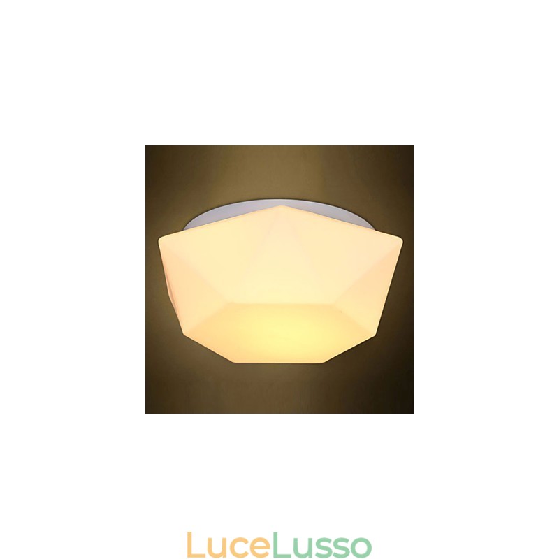 Cupola di vetro con diamante bianco creativo Assorbe la luce