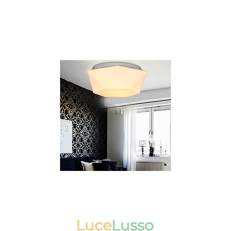Cupola di vetro con diamante bianco creativo Assorbe la luce