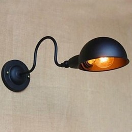 Comodino da camera da letto retrò nero di alta qualità con personalità che ruota attorno al corridoio decorativo della parete